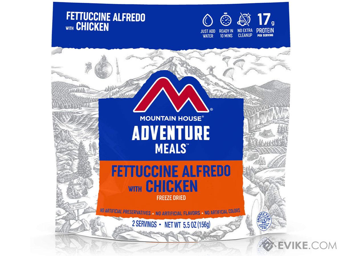 Mountain House Freeze Dried Camping Food (Model: Lunch & Dinner / Fettuccine Alfredo with Chicken)