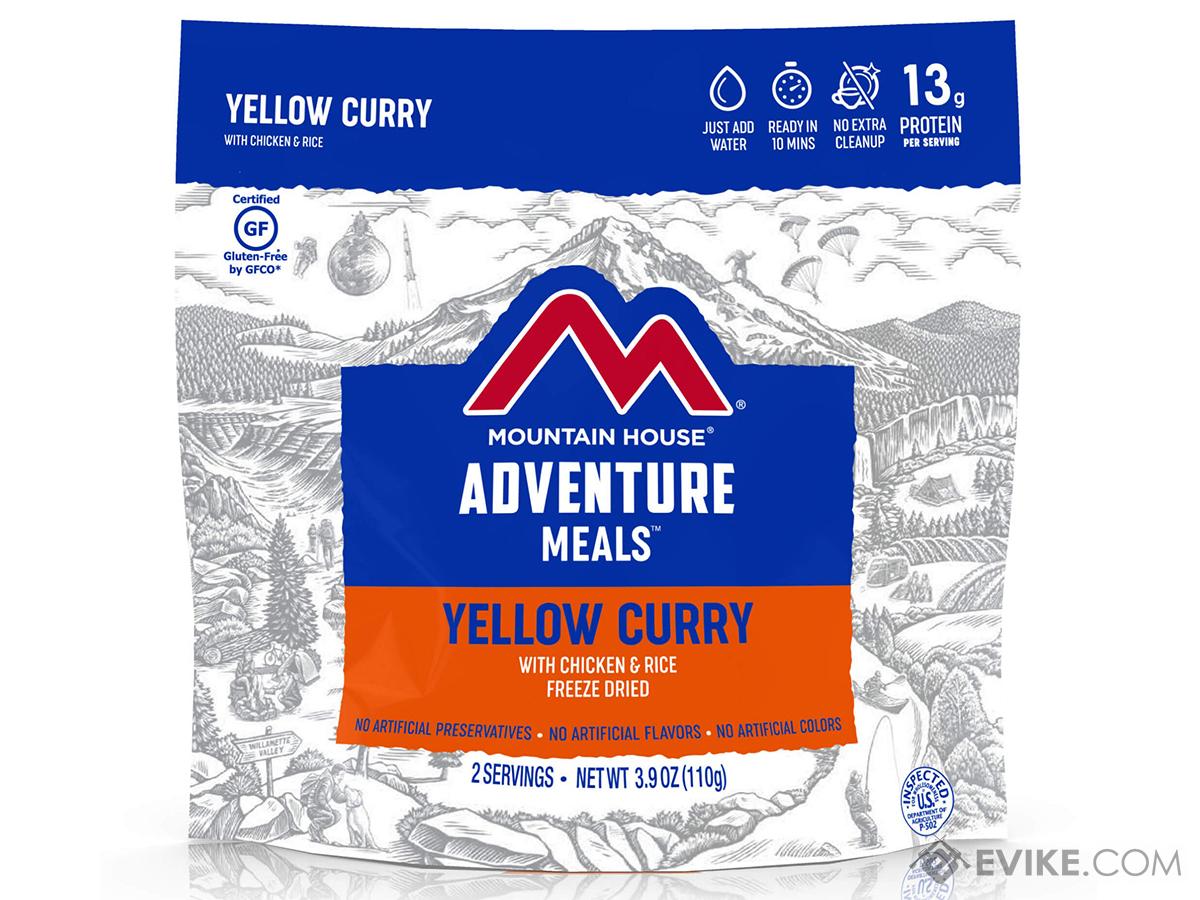 Mountain House Freeze Dried Camping Food (Model: Lunch & Dinner / Yellow Curry with Chicken & Rice)