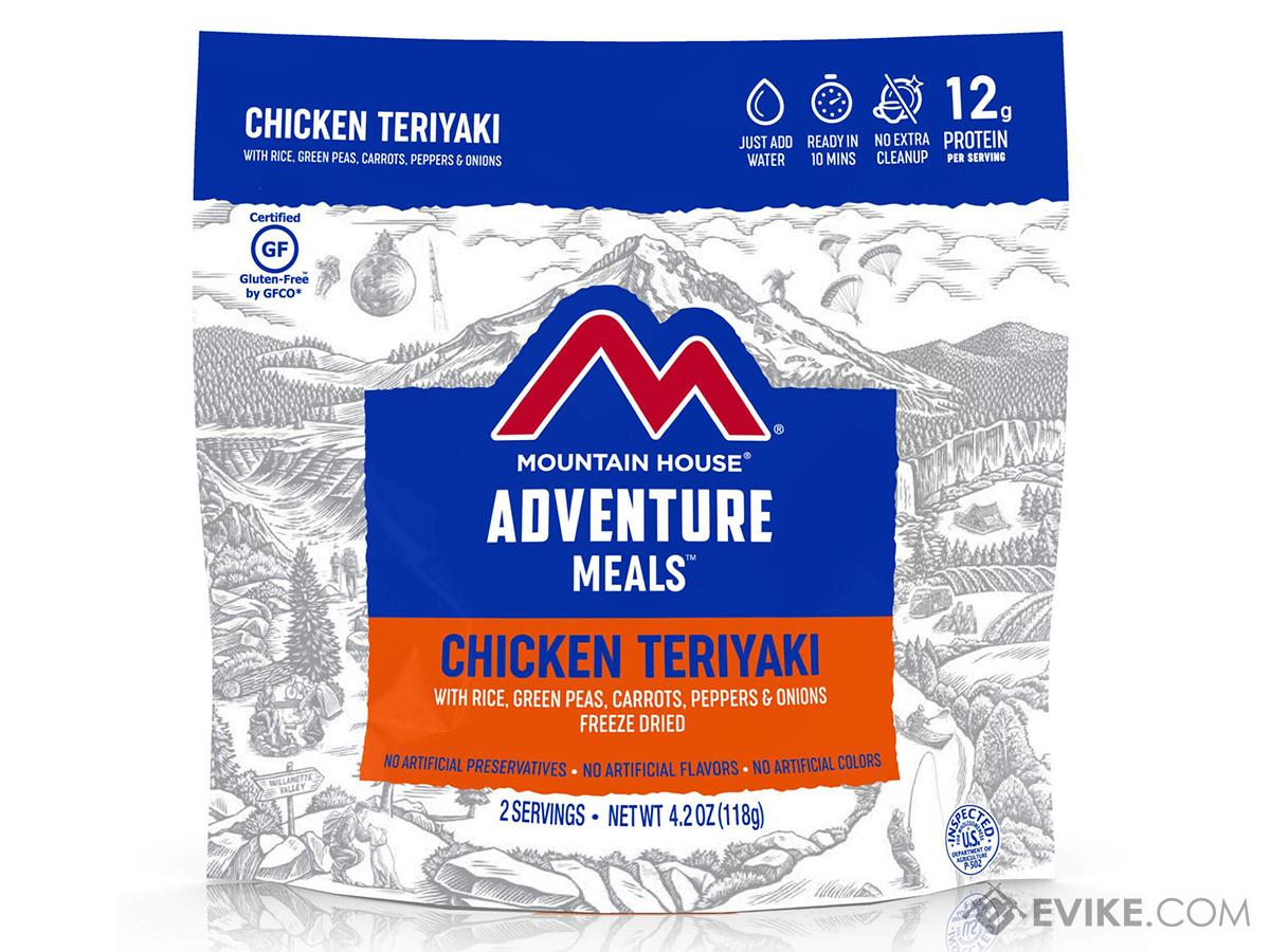 Mountain House Freeze Dried Camping Food (Model: Lunch & Dinner / Chicken Teriyaki with Rice)