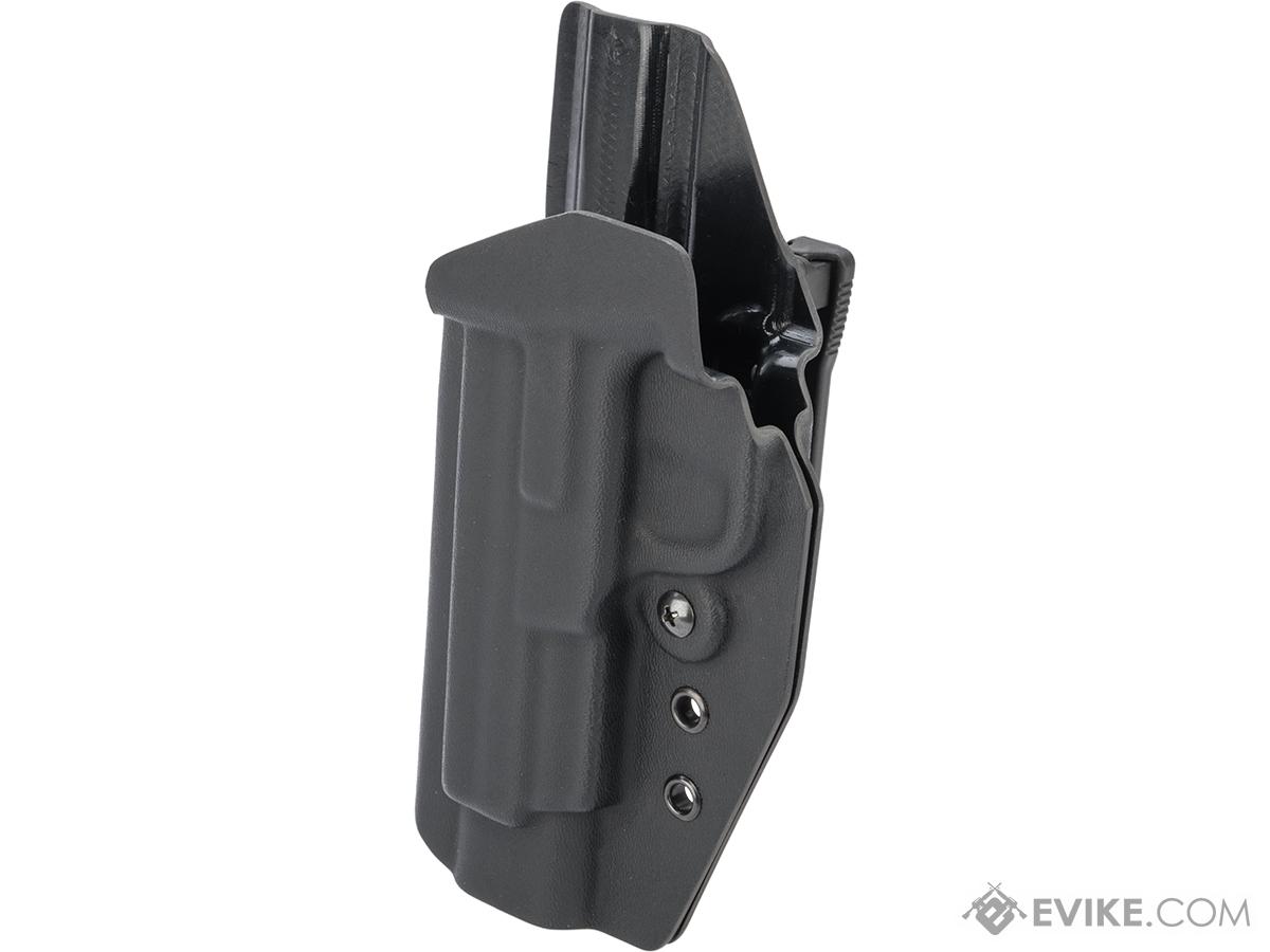 MC Kydex Airsoft Elite Series Pistol Holster for M&P 9 (Model: Black / TEK-LOK Black / Left Hand)