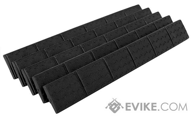 Trinity Force Universal Keymod/M-LOK Rail Covers (Color: Black)