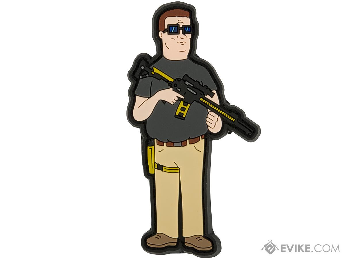 MoeGuns Tactical Hank Hill PVC Morale Patch, Tactical Gear/Apparel