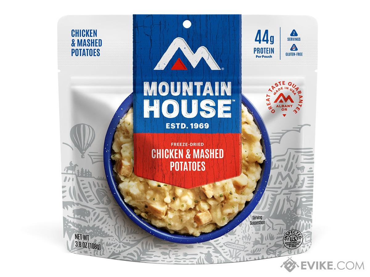 Mountain House Freeze Dried Camping Food (Model: Lunch & Dinner / Chicken and Mashed Potato)