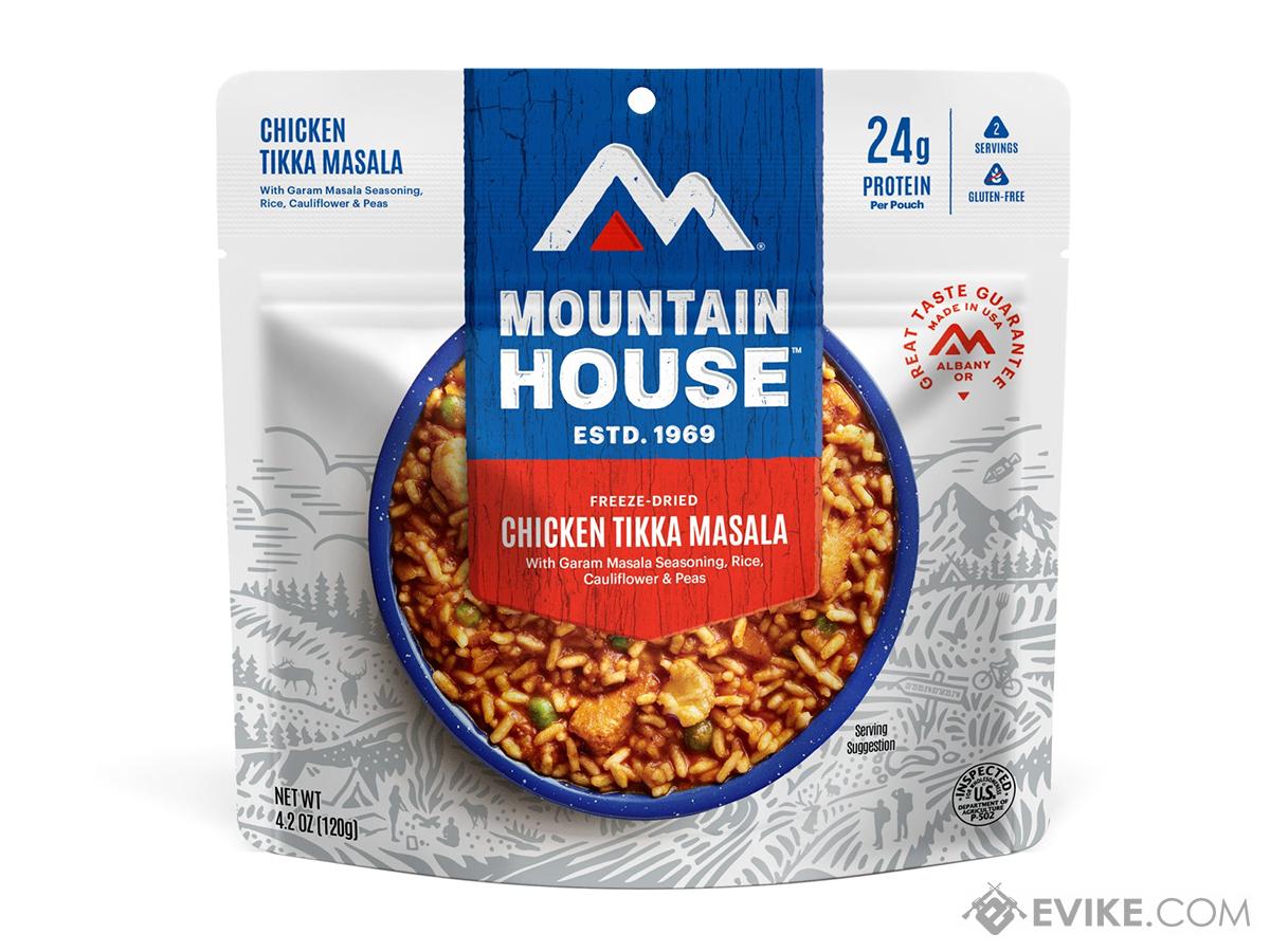 Mountain House Freeze Dried Camping Food (Model: Lunch & Dinner / Chicken Tikka Masala)