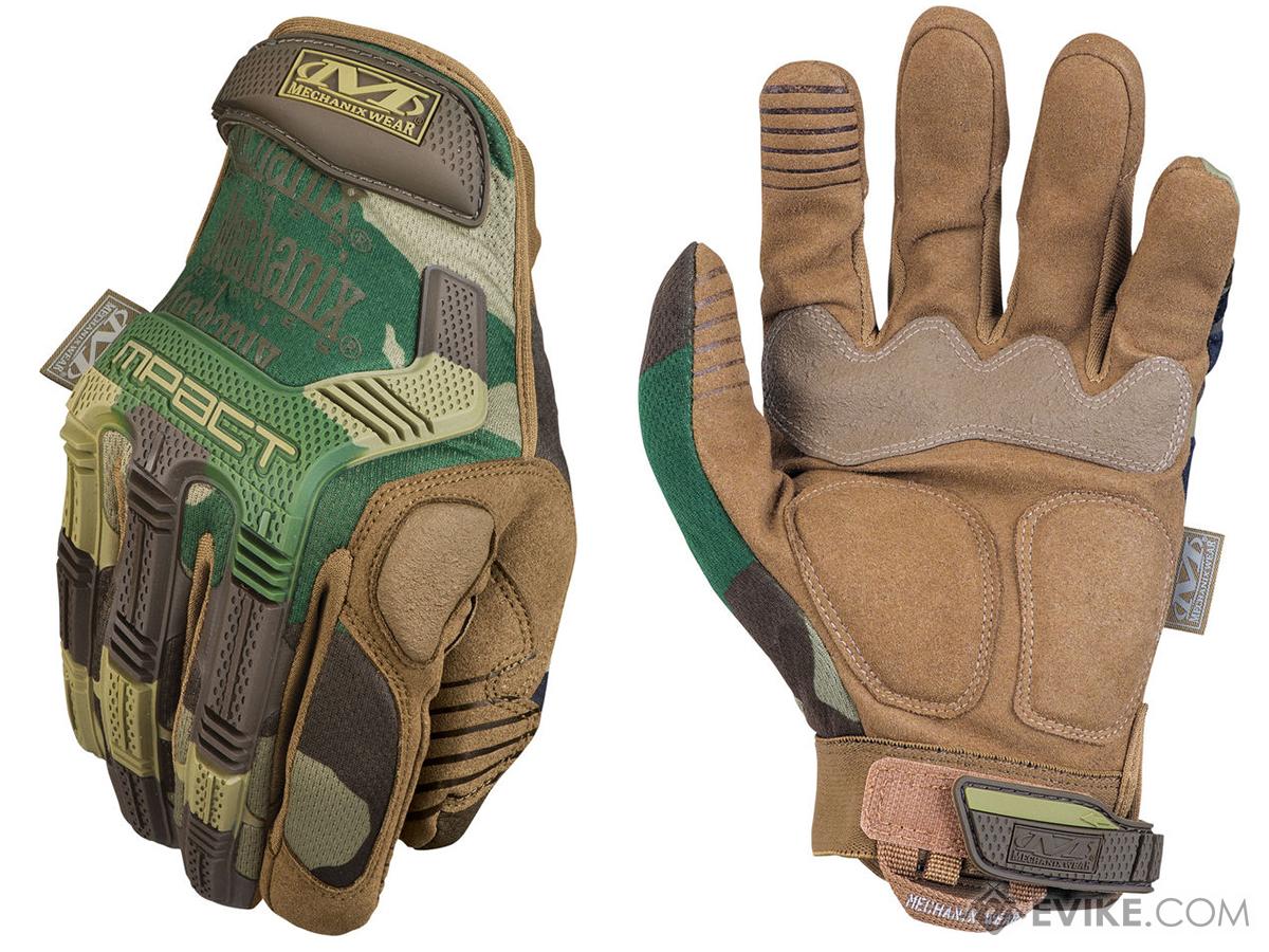 Mechanix Wear M Pact Gloves Ver 2 Woodland Size Small Tactical Gear Apparel Gloves Evike Com Airsoft Superstore
