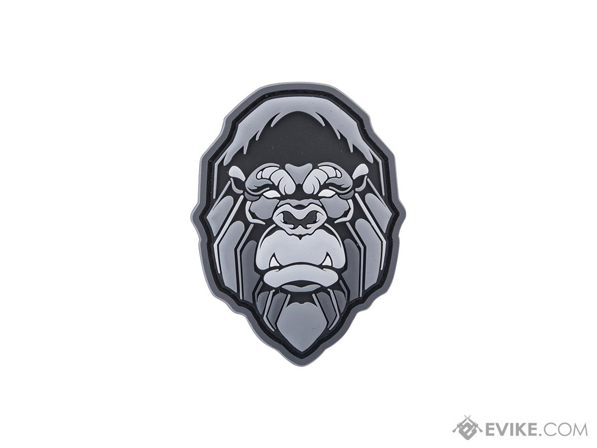 Mil-Spec Monkey Gorilla Head PVC Morale Patch (Color: Urban), Tactical ...