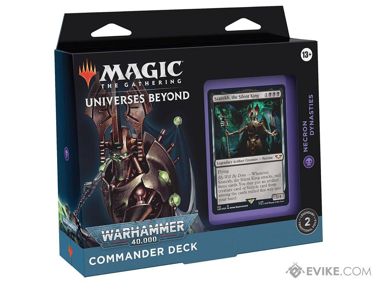 Magic: The Gathering Universes Beyond: Warhammer 40,000 Commander Deck (Model: Necron Dynasties)