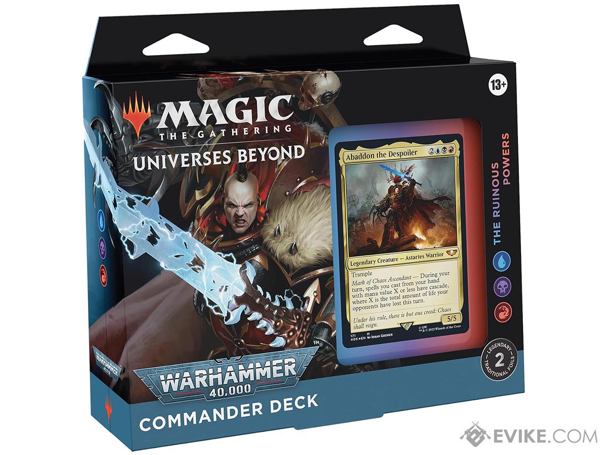 Magic: The Gathering Universes Beyond: Warhammer 40,000 Commander Deck (Model: The Ruinous Powers)