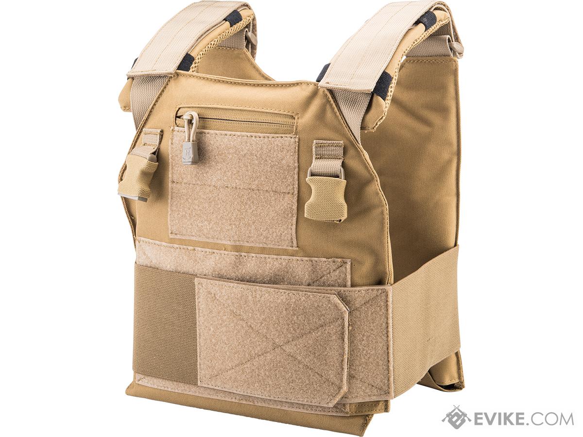 Matrix Low-Profile Placard-Ready Plate Carrier (Color: Tan)