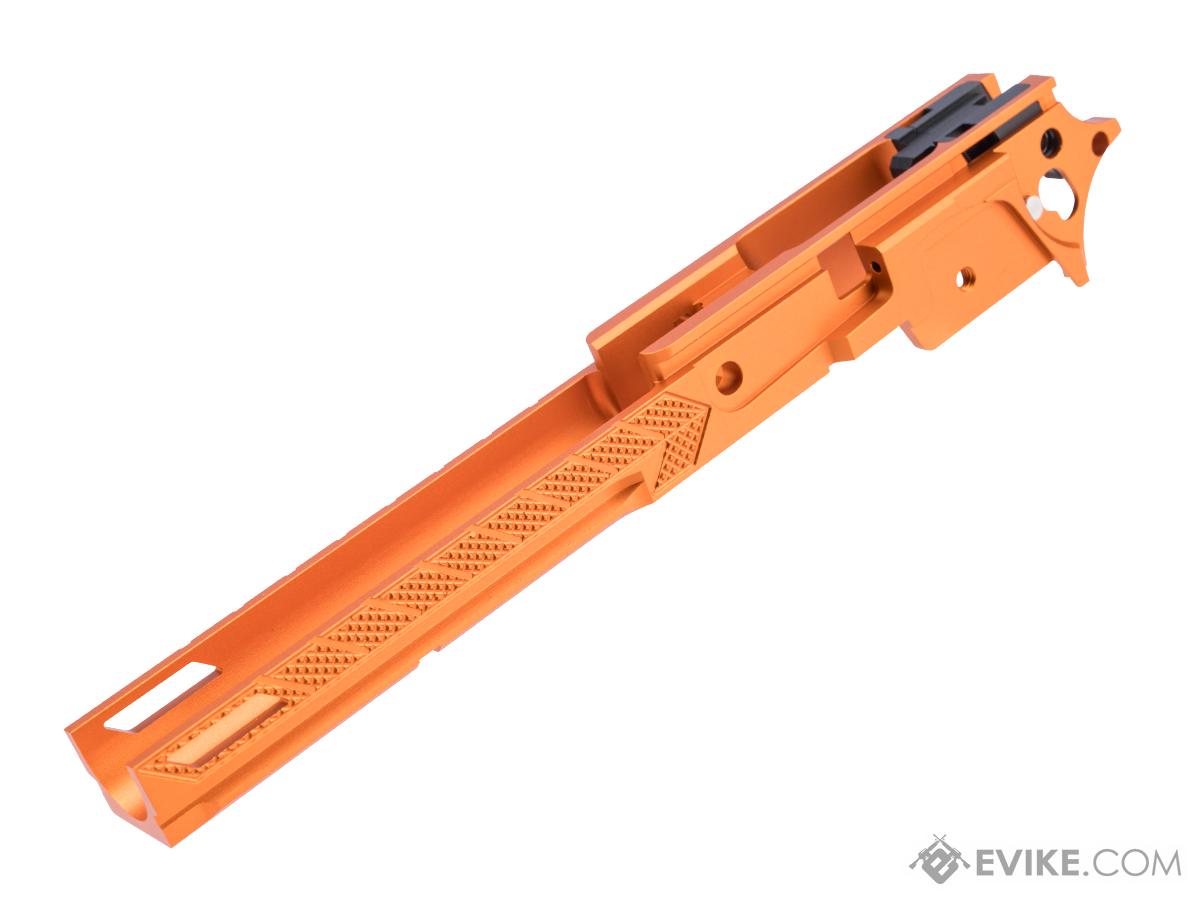 Dr. Black Frame-05 Custom Aluminum Frame for Tokyo Marui Hi-CAPA Gas Blowback Airsoft Pistols (Color: Orange)