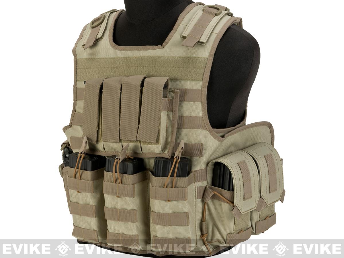 Matrix MTS Small Arms Light Assaulter Vest (Color: Tan), Tactical Gear ...
