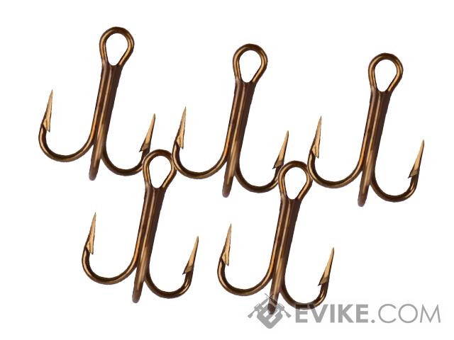 Mustad O'Shaughnessy Treble Fishing Hook (Model: Bronze / 16), MORE, Fishing,  Hooks & Weights -  Airsoft Superstore