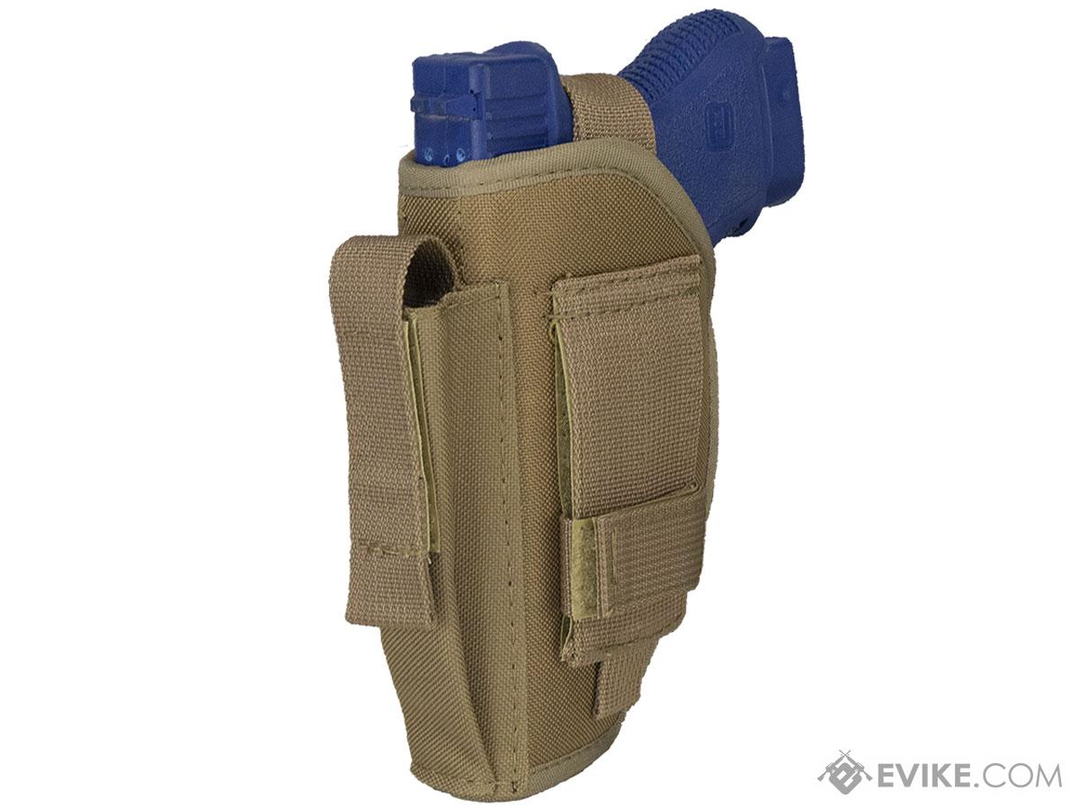 NcSTAR Belt Mounted Fabric Pistol Holster & Mag Pouch (Color: Tan)