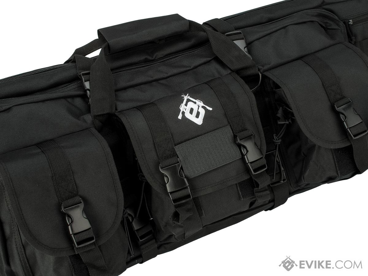 Combat Featured 36" Ultimate Dual Weapon Case Rifle Bag (Color Black), Tactical Gear/Apparel