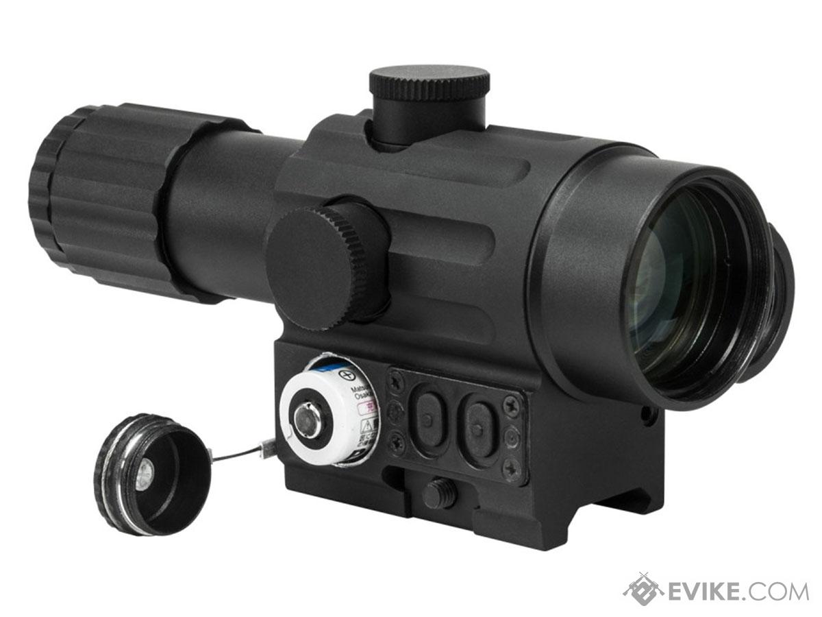 VISM by NcSTAR DUO Series 4x34 Scope w/ Built-In Left Handed Green Dot ...