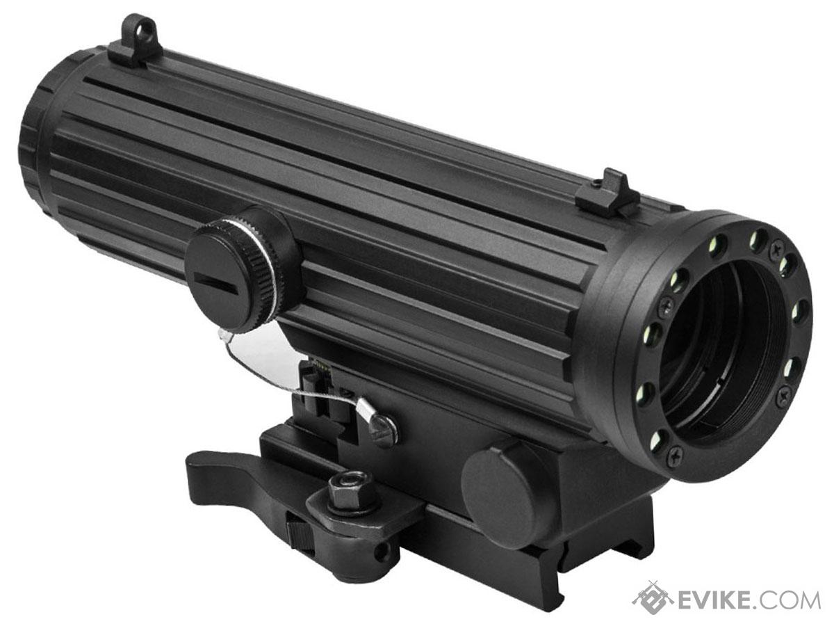 VISM by NcSTAR LIO 4x34 Scope w/ Red & White LED NAV Lights