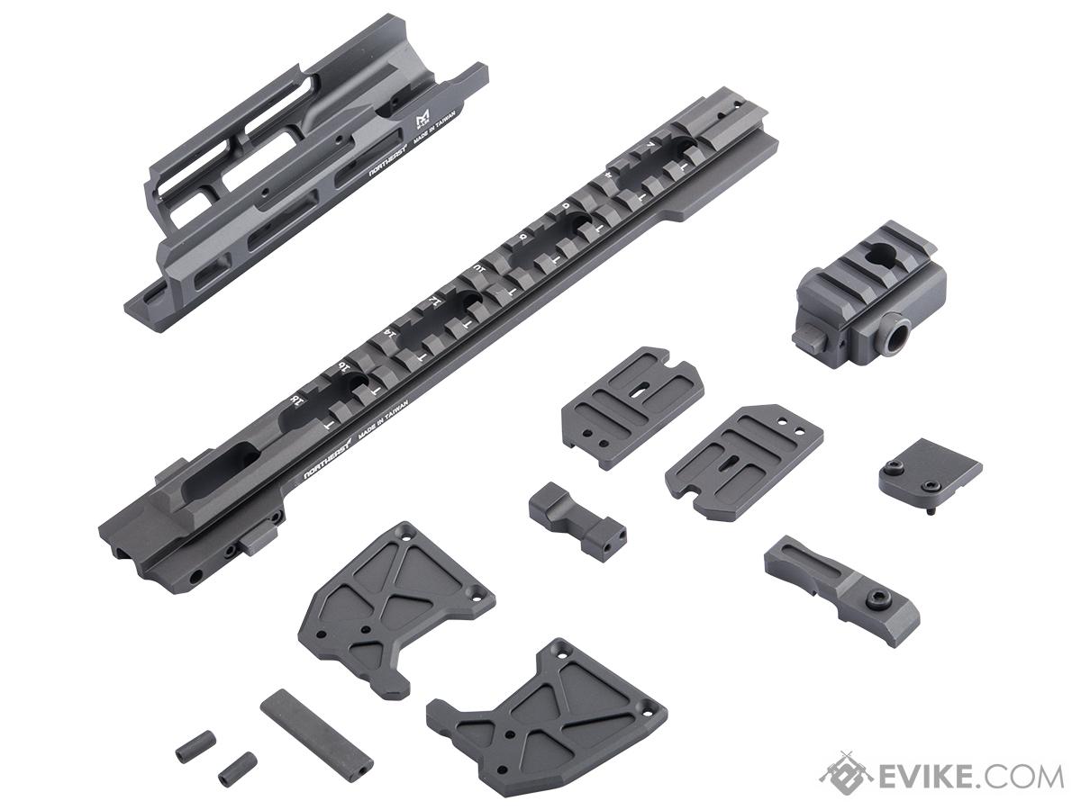 Northeast Airsoft CNC Modernized Tactical Platform Kit for MP2A1 Gas Blowback Airsoft Submachine Guns (Model: Kit Only)