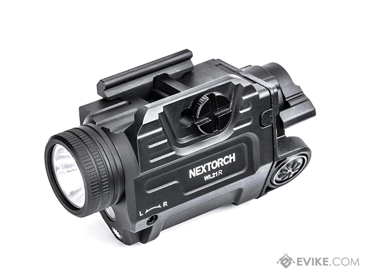 Nextorch 650 Lumen Compact Tactical Weapon Light w/ Visible Laser Aiming Module (Color: Red)