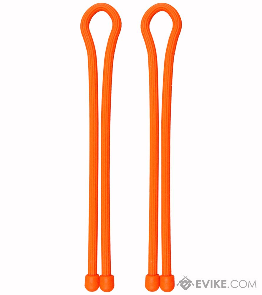 Nite Ize Gear Tie Reusable Rubber Twist Tie (Size: 18 2 Pack / Bright Orange)