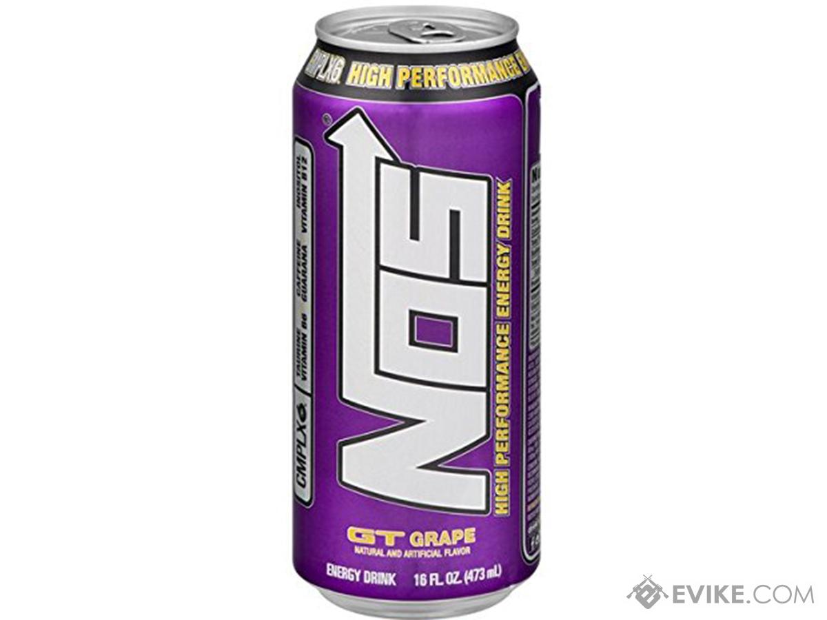 NOS High Performance Energy Drink (Flavor: GT Grape), Tactical Gear ...