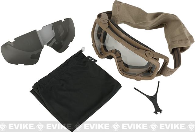 Oakley SI Ballistic UPLC Goggle with Two Lenses - Terrain Tan