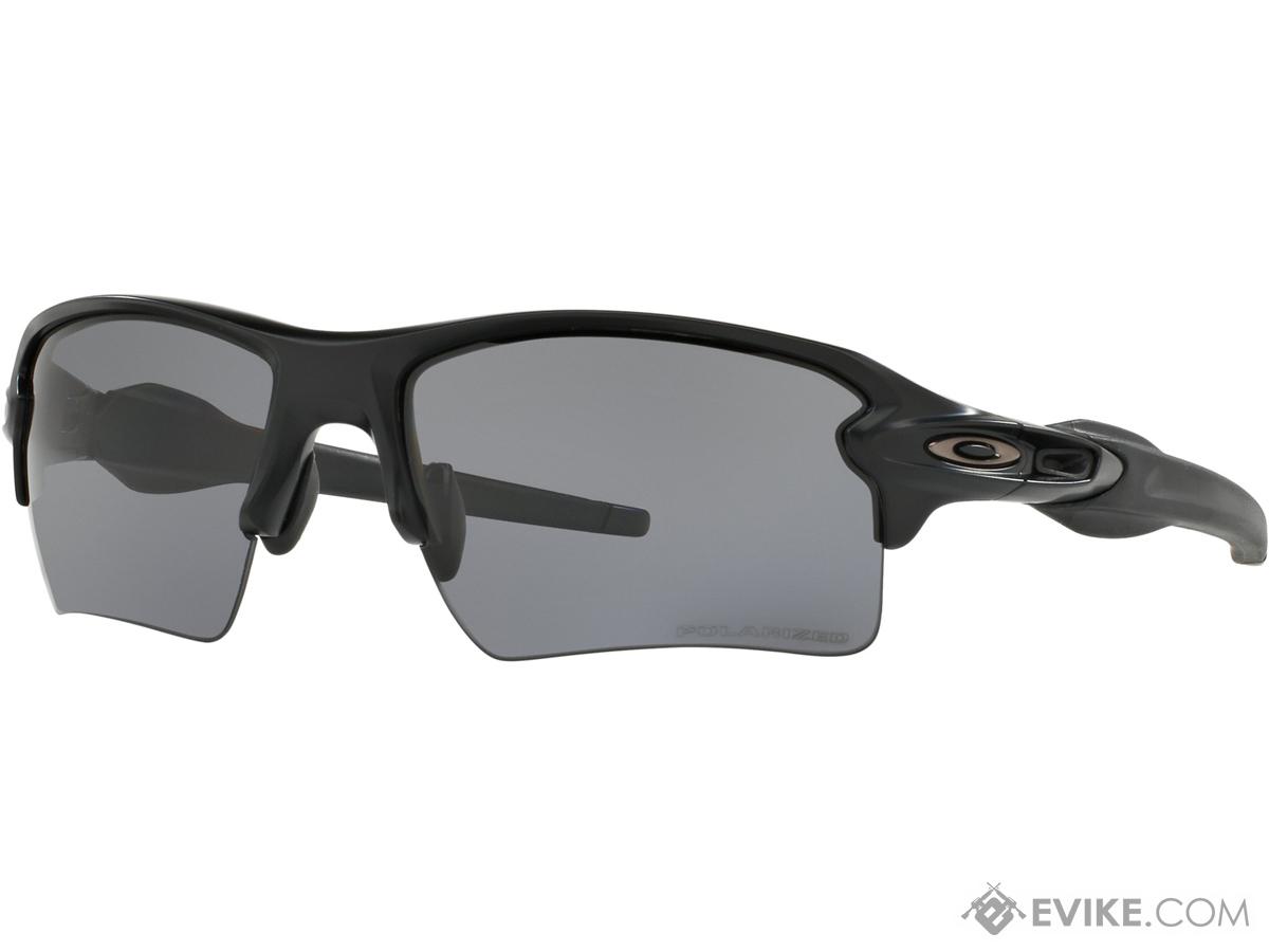Oakley Flak 2.0 XL Sunglasses, Polarized, Matte Black - Prizm Grey