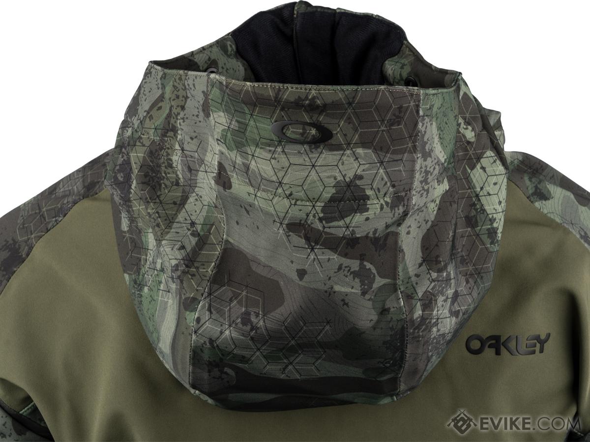 Oakley Soft Shell 10k Hooded Jacket (Color: Dark Brush / Large ...