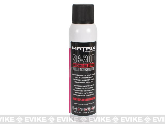 Matrix Competition Grade Airsoft / Firearm Silicone Lubricant Oil Spray ...