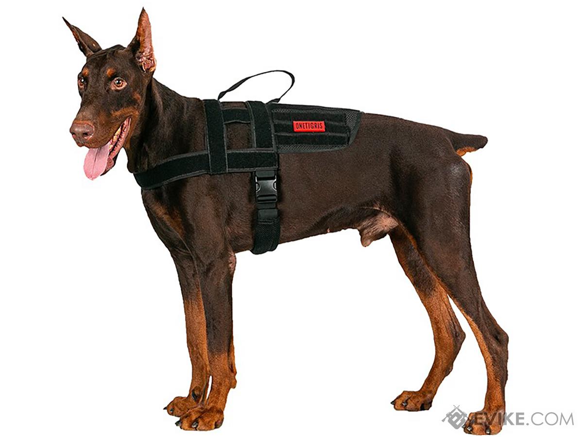 OneTigris SGT PATCH K9 Dog Harness (Color: Black), Tactical Gear ...
