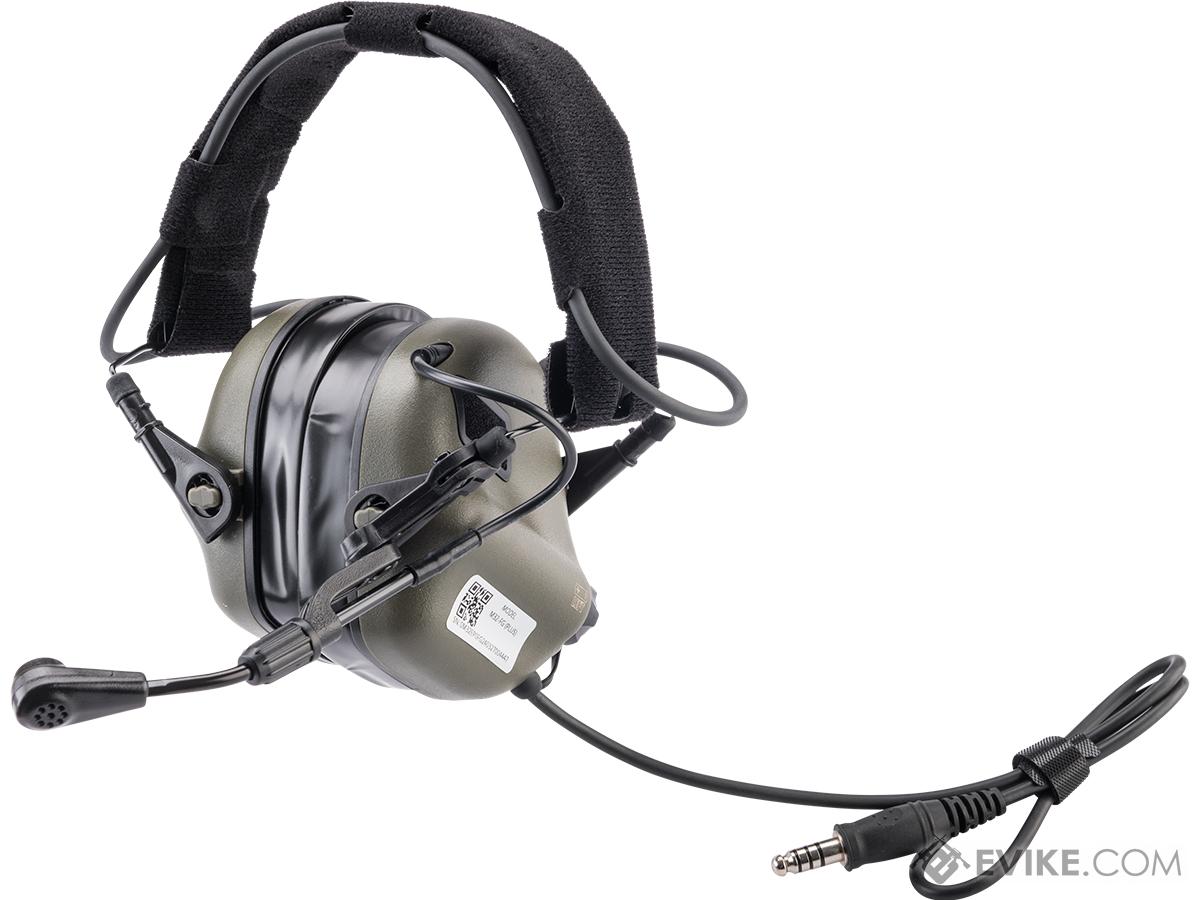 Earmor M32 PLUS Tactical Communications Headset (Color: Foliage Green)