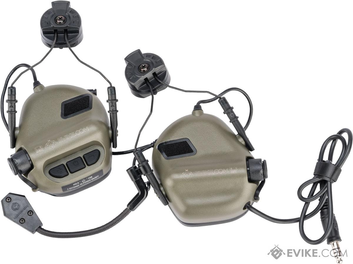 Evike Earmor M32H MOD3 Tactical Communication Hearing Protector for ARC  Fast MT Headgears (Color: OD Green) 通販