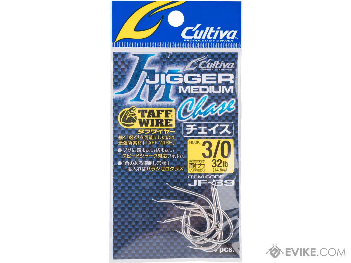 Owner Hooks Cultiva Jigger Medium Chase Fishing Hooks (Size: 3/0)