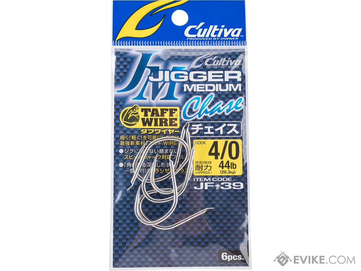 Owner Hooks Cultiva Jigger Medium Chase Fishing Hooks (Size: 4/0)