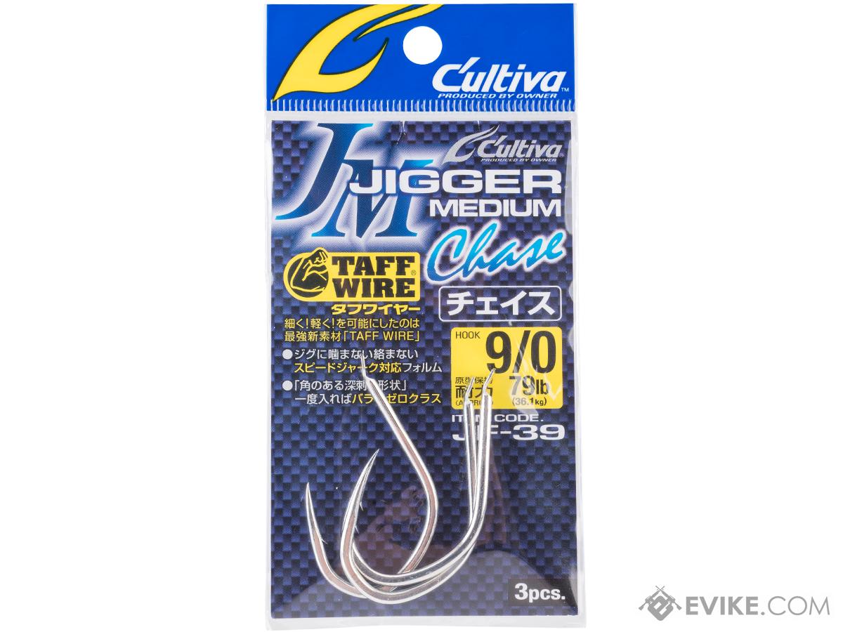 Owner Hooks Cultiva Jigger Medium Chase Fishing Hooks (Size: 9/0)