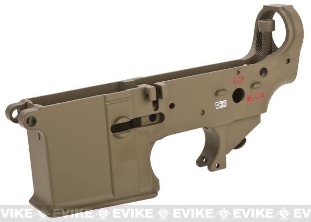 WE-Tech Replacement Lower Receiver for WE M4-SOL Series GBB Rifles (Color: Tan w/ Color Fill)