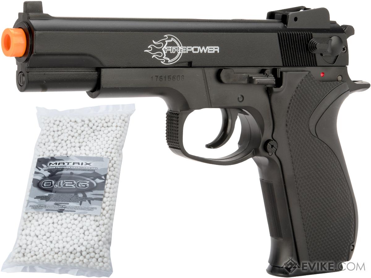 Firepower .45 Spring Powered Airsoft Pistol with Metal Slide by Softair