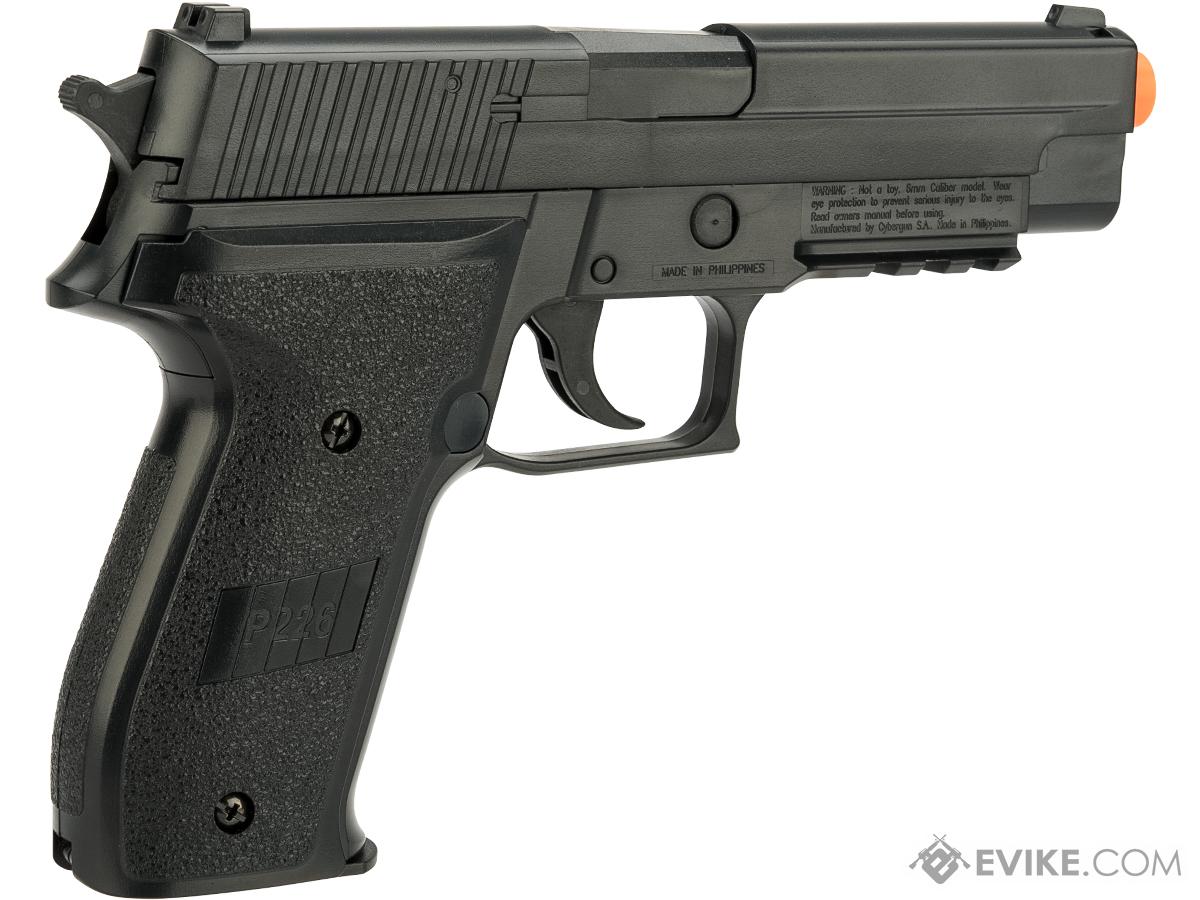 Full Metal Soilder's Side Arm Spring Powered Airsoft Handgun - Black - ZM26
