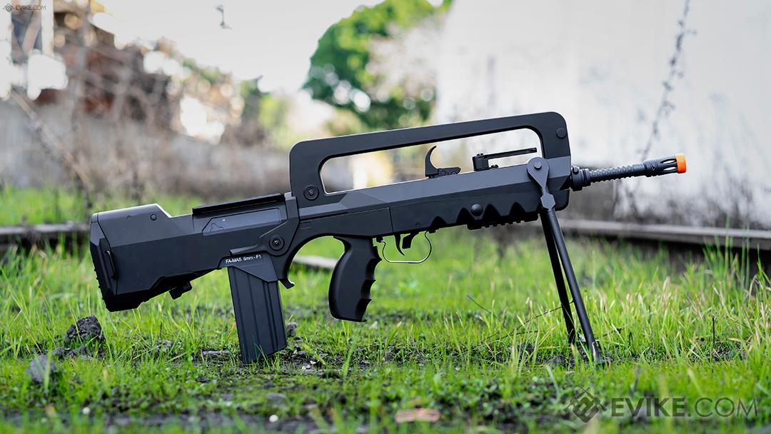FAMAS Bullpup Airsoft AEG Rifle Fully Licensed by Cybergun (Model: F1), AEG, SS Airsoft