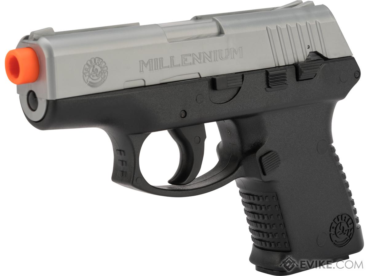 Taurus Millennium Pt Airsoft Spring Pistol By Cybergun Color Two Tone Airsoft Guns Air