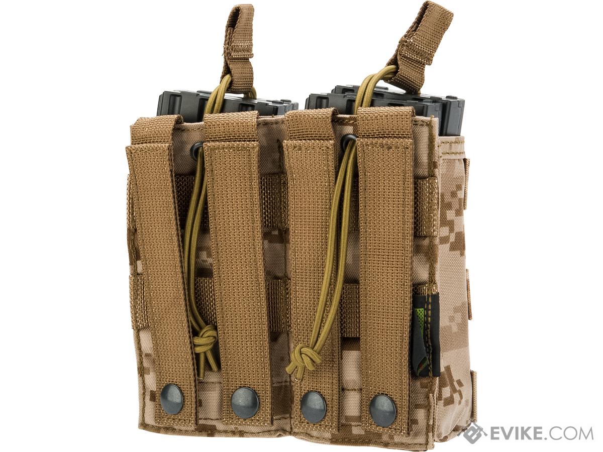 Pantac USA Open-Top Double Mag Pouch (Color: Desert Digital), Tactical ...