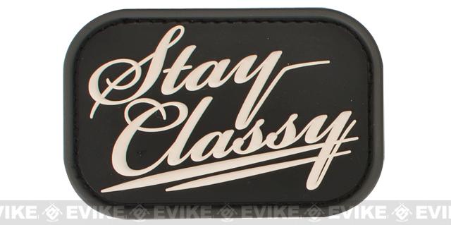 Mil-Spec Monkey Stay Classy PVC Morale Patch (Color: SWAT)