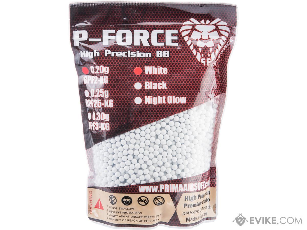 P-Force Premium 6mm Airsoft BB (Weight: 0.20g / 5000 Rounds)