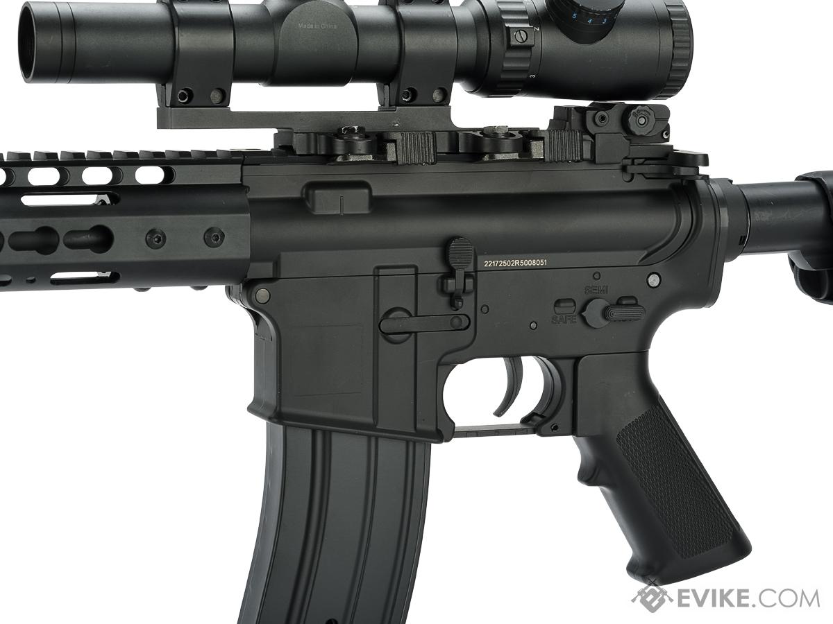 Golden Eagle Polymer M4 Airsoft Aeg With 15 Keymod Handguard