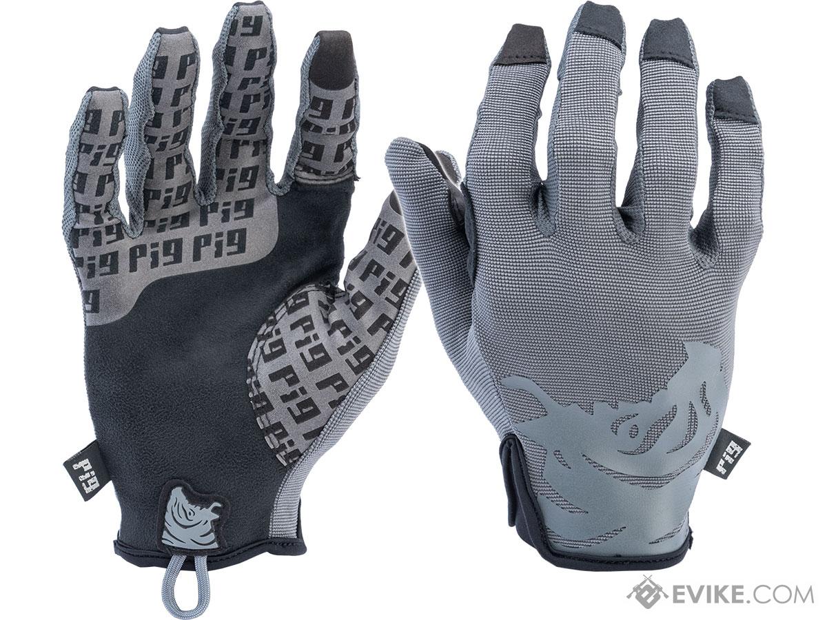 PIG FDT Delta Utility Gloves (Color: Carbon Grey / Small)