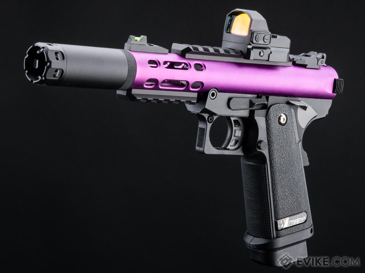 WE-Tech Galaxy Select-Fire Gas Blowback Airsoft Pistol (Color: Purple /  Standard / Gun Only), Airsoft Guns, Gas Airsoft Pistols -  Airsoft  Superstore