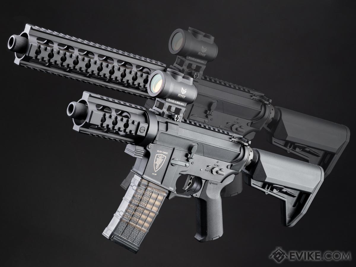 Ares Quick-Change Handguard Challenge Kit (Model: Double Picatinny & Stock Package / Black)