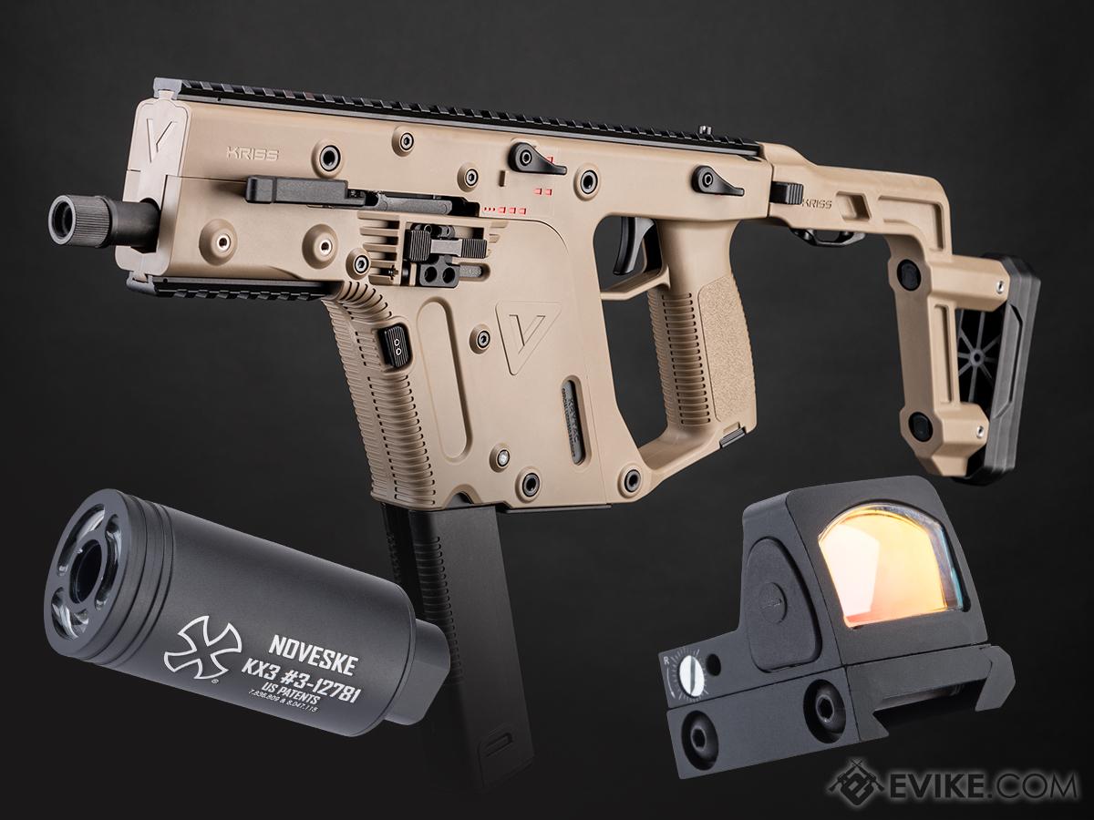 Krytac KRISS Vector Gas Blowback Airsoft GBB SMG (Color: Flat Dark Earth / Skirmisher Package)