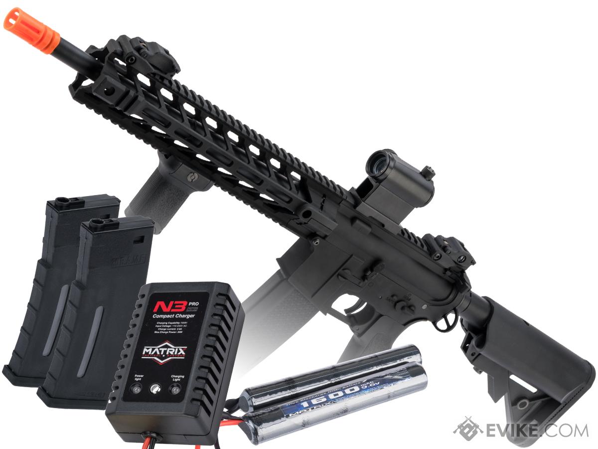 Specna Arms / Rock River Arms Licensed EDGE Series M4 AEG w/ HAL MOSFET (Model: M4 Carbine M-LOK / Black / Go Airsoft Package)