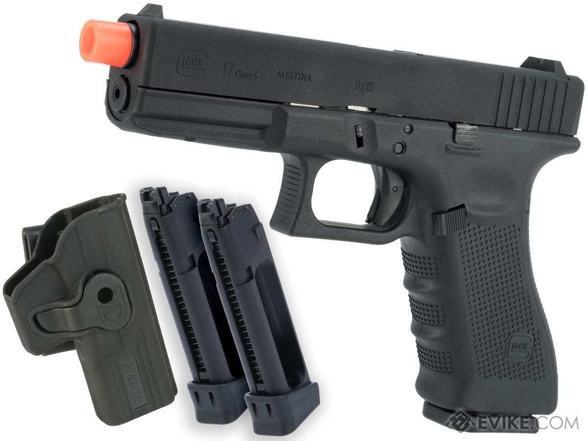 Elite Force Fully Licensed GLOCK 17 Gen.4 Gas Blowback Airsoft Pistol  (Type: CO2 / Carry Bundle), Airsoft Guns, Gas Airsoft Pistols -   Airsoft Superstore