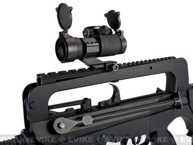 FAMAS F1 Bullpup Airsoft AEG Rifle w/ Metal Gear Box, Red Dot & Scope ...